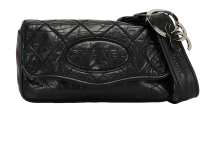 Vintage Logo Messenger Bag, &pound;895, Handbags, Black, Leather, Front view